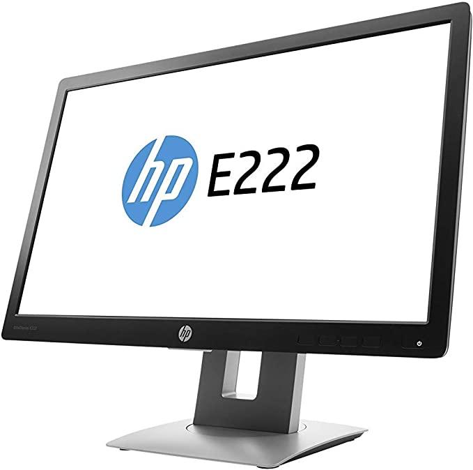 HP EliteDisplay E222 21.5" IPS FHD 1920X1080 Display Monitor VGA DP HDMI - UN Tech